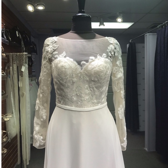 Lia Mia - Style OC2027 - Size 10 - Ivory/Sand - Picture 3 of 4